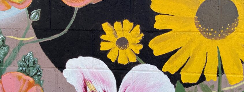 Flower Mural by Selena Wilson