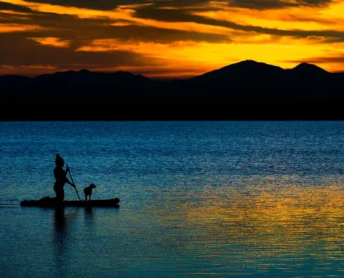 Lake Perris Paddleboarder