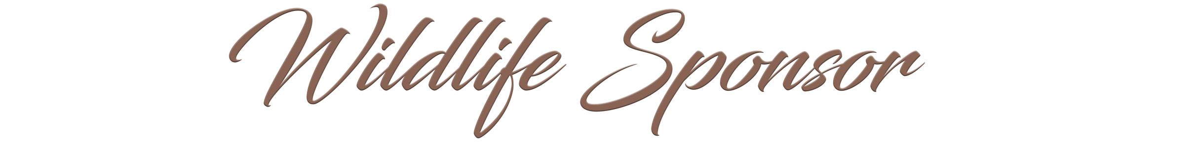 Wildlife Sponsor