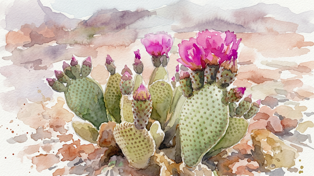 Prickly Pear Flowering