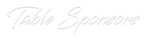 Table Sponsor